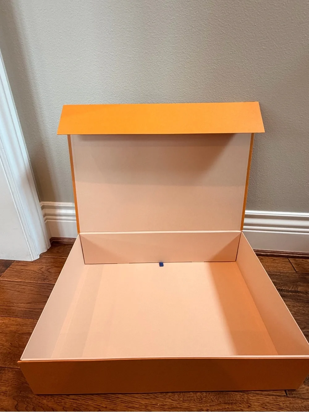 Louis Vuitton Orange Box with Blue Ribbon